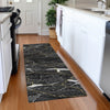Piper Looms Mayfield Lines AMF1048 Black Machine Washable Area Rug Runner Lifestyle Image Feature