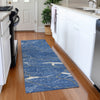 Piper Looms Mayfield Lines AMF1048 Blue Machine Washable Area Rug Runner Lifestyle Image Feature