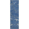 Piper Looms Mayfield Lines AMF1048 Blue Machine Washable Area Rug Runner Main Image