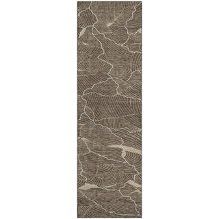 Piper Looms Mayfield Lines AMF1048 Brown Machine Washable Area Rug Runner Main Image