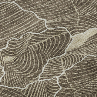 Piper Looms Mayfield Lines AMF1048 Brown Machine Washable Area Rug Swatch Image