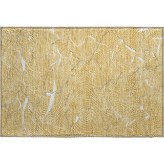 Piper Looms Mayfield Lines AMF1048 Gold Machine Washable Area Rug Scatter Main Image