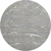 Piper Looms Mayfield Lines AMF1048 Gray Machine Washable Area Rug Round Main Image