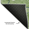 Piper Looms Mayfield Lines AMF1048 Green Machine Washable Area Rug Backing Image