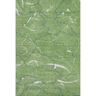 Piper Looms Mayfield Lines AMF1048 Green Machine Washable Area Rug main image