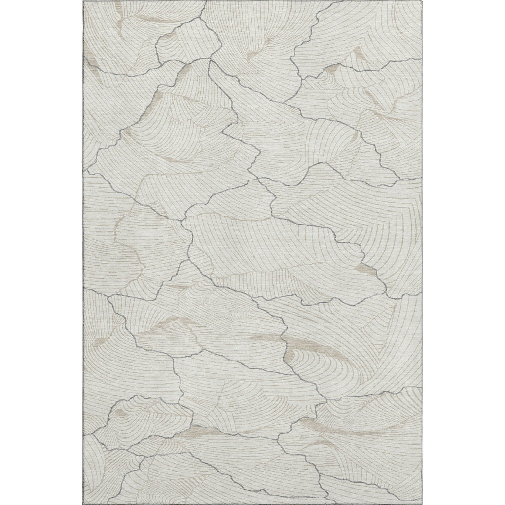 Piper Looms Mayfield Lines AMF1048 Ivory Machine Washable Area Rug main image