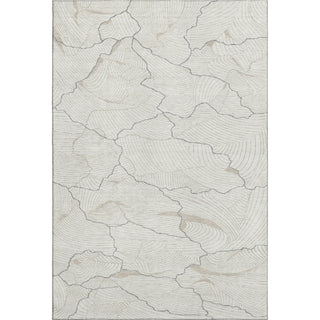 Piper Looms Mayfield Lines AMF1048 Ivory Machine Washable Area Rug main image