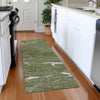 Piper Looms Mayfield Lines AMF1048 Olive Machine Washable Area Rug Runner Lifestyle Image Feature
