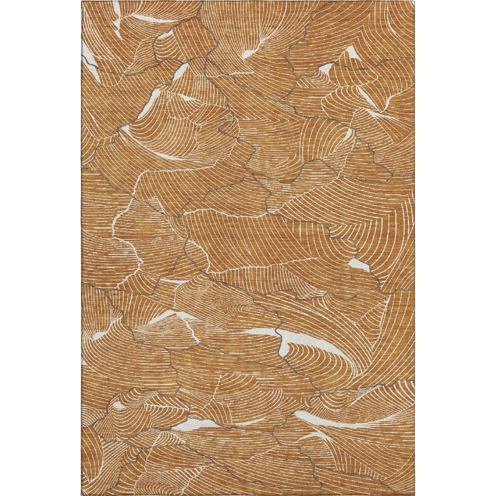 Piper Looms Mayfield Lines AMF1048 Paprika Machine Washable Area Rug main image