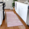 Piper Looms Mayfield Lines AMF1048 Pink Machine Washable Area Rug Runner Lifestyle Image Feature