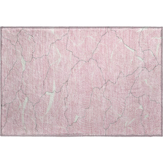 Piper Looms Mayfield Lines AMF1048 Pink Machine Washable Area Rug Scatter Main Image