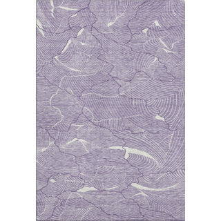Piper Looms Mayfield Lines AMF1048 Purple Machine Washable Area Rug main image
