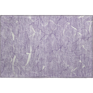 Piper Looms Mayfield Lines AMF1048 Purple Machine Washable Area Rug Scatter Main Image