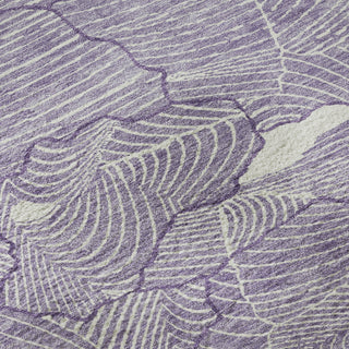 Piper Looms Mayfield Lines AMF1048 Purple Machine Washable Area Rug Swatch Image