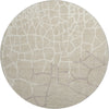Piper Looms Mayfield Squares AMF1049 Beige Machine Washable Area Rug Round Main Image