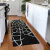 Piper Looms Mayfield Squares AMF1049 Black Machine Washable Area Rug Runner Lifestyle Image Feature