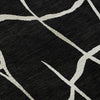 Piper Looms Mayfield Squares AMF1049 Black Machine Washable Area Rug Swatch Image