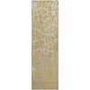 Piper Looms Mayfield Squares AMF1049 Gold Machine Washable Area Rug Runner Main Image
