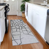 Piper Looms Mayfield Squares AMF1049 Gray Machine Washable Area Rug Runner Lifestyle Image Feature
