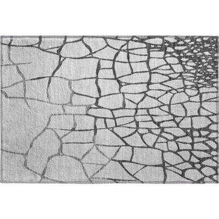 Piper Looms Mayfield Squares AMF1049 Gray Machine Washable Area Rug Scatter Main Image
