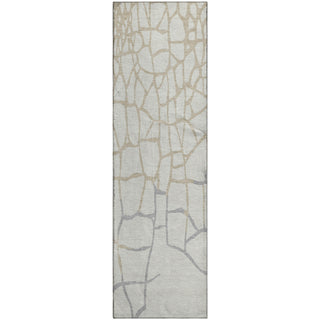Piper Looms Mayfield Squares AMF1049 Ivory Machine Washable Area Rug Runner Main Image