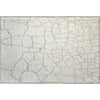 Piper Looms Mayfield Squares AMF1049 Ivory Machine Washable Area Rug Scatter Main Image