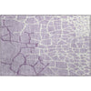 Piper Looms Mayfield Squares AMF1049 Lavender Machine Washable Area Rug Scatter Main Image