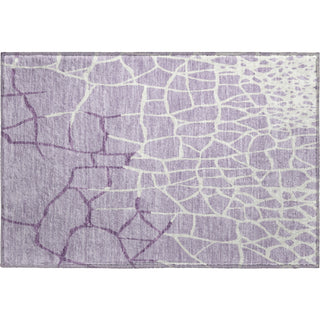 Piper Looms Mayfield Squares AMF1049 Lavender Machine Washable Area Rug Scatter Main Image