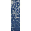 Piper Looms Mayfield Squares AMF1049 Navy Machine Washable Area Rug Runner Main Image
