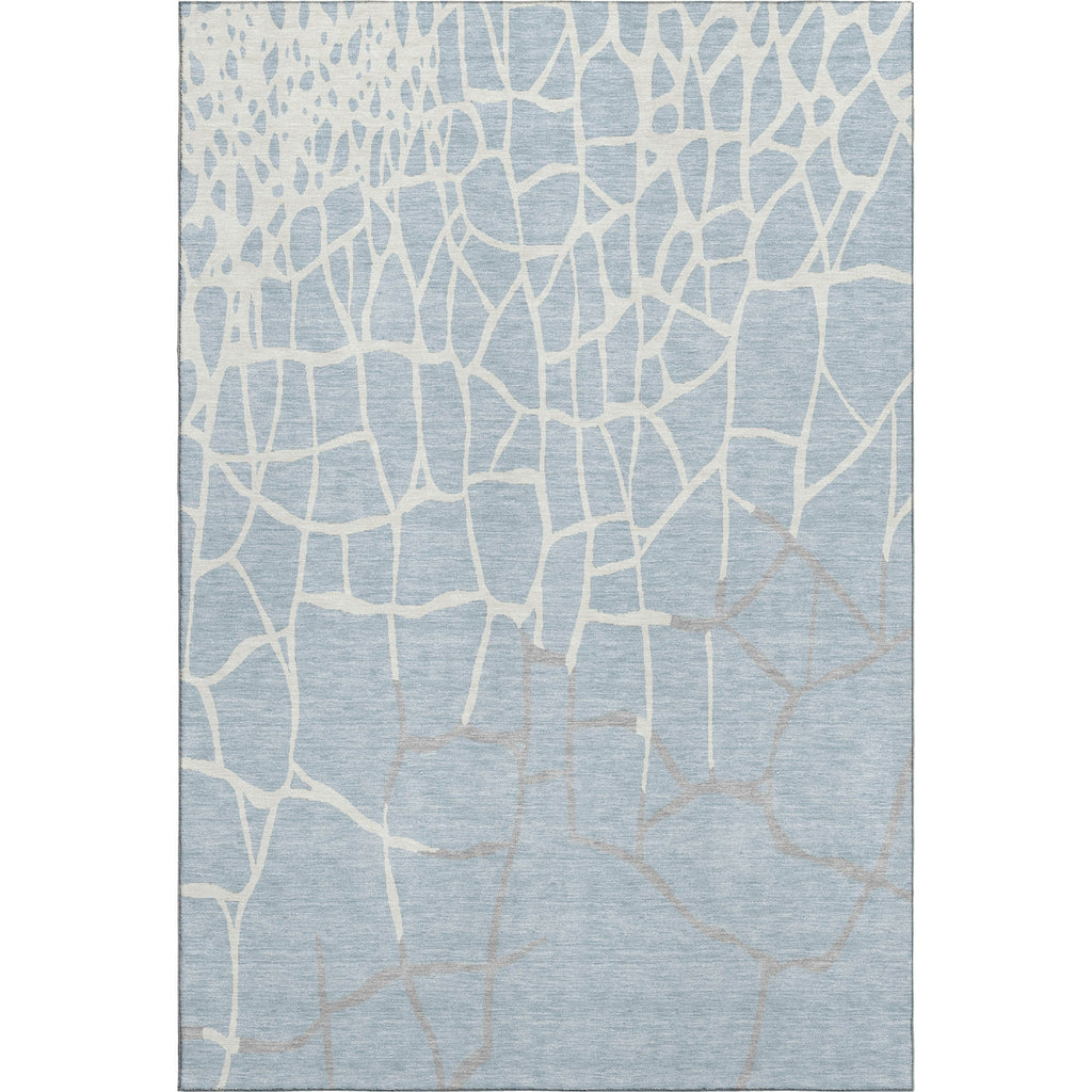 Piper Looms Mayfield Squares AMF1049 Sky Machine Washable Area Rug main image