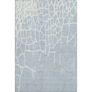 Piper Looms Mayfield Squares AMF1049 Sky Machine Washable Area Rug main image