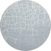 Piper Looms Mayfield Squares AMF1049 Sky Machine Washable Area Rug Round Main Image