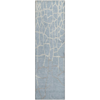 Piper Looms Mayfield Squares AMF1049 Sky Machine Washable Area Rug Runner Main Image