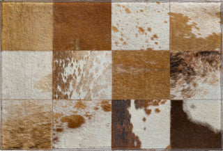 Piper Looms Mayfield Boxes AMF105 Brown Machine Washable Area Rug Scatter Main Image