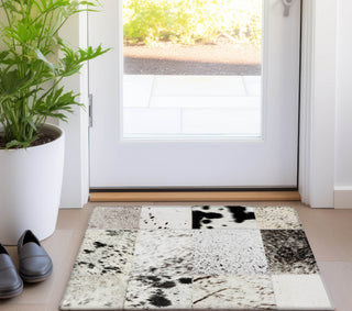 Piper Looms Mayfield Boxes AMF105 Granite Machine Washable Area Rug Scatter Lifestyle Image Feature