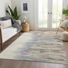 Piper Looms Mayfield Abstract AMF1050 Beige Machine Washable Area Rug Lifestyle Image Feature