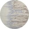 Piper Looms Mayfield Abstract AMF1050 Beige Machine Washable Area Rug Round Main Image