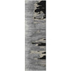Piper Looms Mayfield Abstract AMF1050 Black Machine Washable Area Rug Runner Main Image