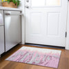Piper Looms Mayfield Abstract AMF1050 Blush Machine Washable Area Rug Scatter Lifestyle Image Feature