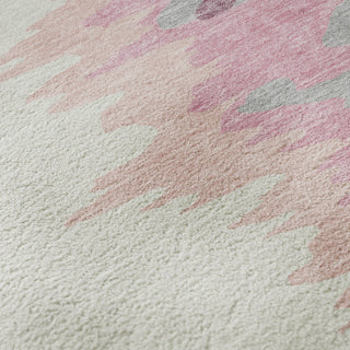 Piper Looms Mayfield Abstract AMF1050 Blush Machine Washable Area Rug Swatch Image