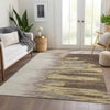 Piper Looms Mayfield Abstract AMF1050 Coffee Machine Washable Area Rug Lifestyle Image Feature
