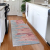 Piper Looms Mayfield Abstract AMF1050 Coral Machine Washable Area Rug Runner Lifestyle Image Feature