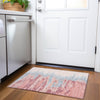 Piper Looms Mayfield Abstract AMF1050 Coral Machine Washable Area Rug Scatter Lifestyle Image Feature