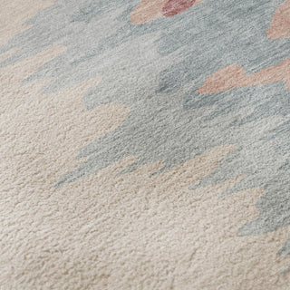 Piper Looms Mayfield Abstract AMF1050 Coral Machine Washable Area Rug Swatch Image