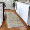 Piper Looms Mayfield Abstract AMF1050 Gold Machine Washable Area Rug Runner Lifestyle Image Feature