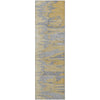 Piper Looms Mayfield Abstract AMF1050 Gold Machine Washable Area Rug Runner Main Image