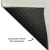 Piper Looms Mayfield Abstract AMF1050 Gray Machine Washable Area Rug Backing Image
