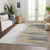 Piper Looms Mayfield Abstract AMF1050 Gray Machine Washable Area Rug Lifestyle Image Feature