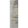 Piper Looms Mayfield Abstract AMF1050 Gray Machine Washable Area Rug Runner Main Image