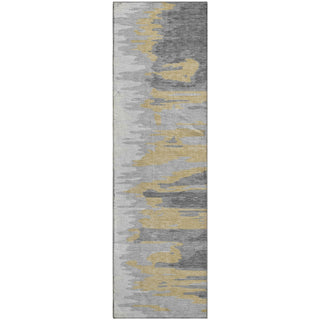 Piper Looms Mayfield Abstract AMF1050 Gray Machine Washable Area Rug Runner Main Image